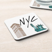 NIEUWE JORKSTAD NYC BIER ONDERZETTER (Linkerzijde)