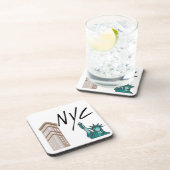 NIEUWE JORKSTAD NYC BIER ONDERZETTER (Rechterzijde)
