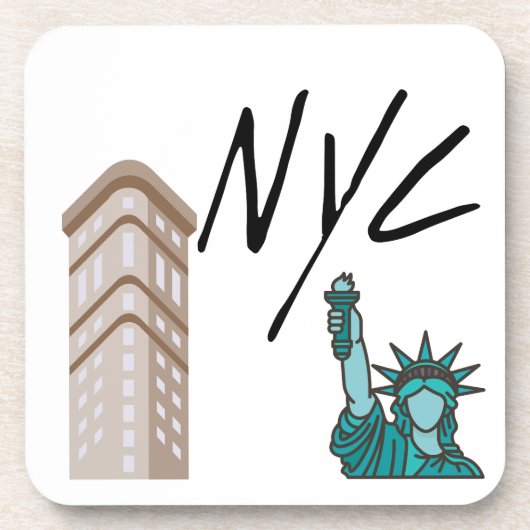 NIEUWE JORKSTAD NYC BIER ONDERZETTER (Voorkant)