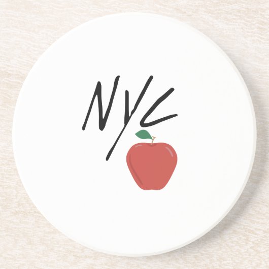 NIEUWE JORKSTAD NYC ZANDSTEEN ONDERZETTER (Voorkant)