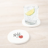 NIEUWE JORKSTAD NYC ZANDSTEEN ONDERZETTER (Zijkant)