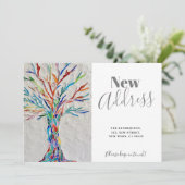 Nieuwe Kaart Aankondiging adreswijziging (Staand voorkant)