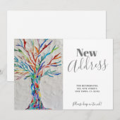 Nieuwe Kaart Aankondiging adreswijziging (Voorkant / Achterkant)