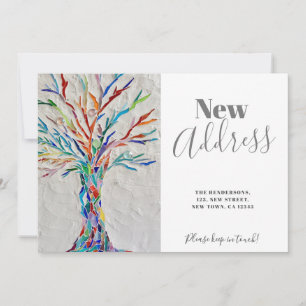 Nieuwe Kaart Aankondiging adreswijziging