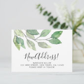 Nieuwe Kaart Aankondiging adreswijziging (Staand voorkant)