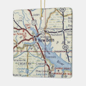 Nieuwe  kaart van de Bern NC Keramisch Ornament (Links)