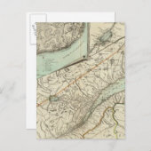 Nieuwe kaart van de provincie Quebec (Voorkant / Achterkant)