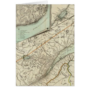 Nieuwe kaart van de provincie Quebec