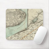 Nieuwe kaart van de provincie Quebec Muismat (Met muis)