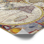  nieuwe kaart van de wereld poster (Hoek)