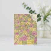 Nieuwe kaart van Georgië (Staand voorkant)