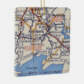 Nieuwe  kaart van Iberia Keramisch Ornament (Rechts)