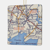 Nieuwe  kaart van Iberia Keramisch Ornament (Links)