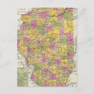 Nieuwe kaart van Illinois