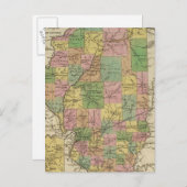 Nieuwe kaart van Illinois (Voorkant / Achterkant)