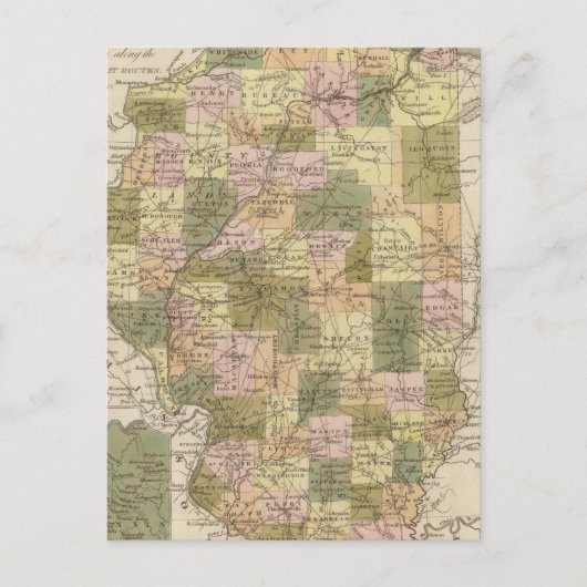 Nieuwe kaart van Illinois 2 (Voorkant)