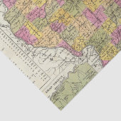 Nieuwe kaart van Illinois Tissuepapier (Detail)