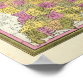 Nieuwe kaart van Indiana 2 Poster (Hoek)