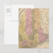 Nieuwe kaart van Maine (Voorkant / Achterkant)