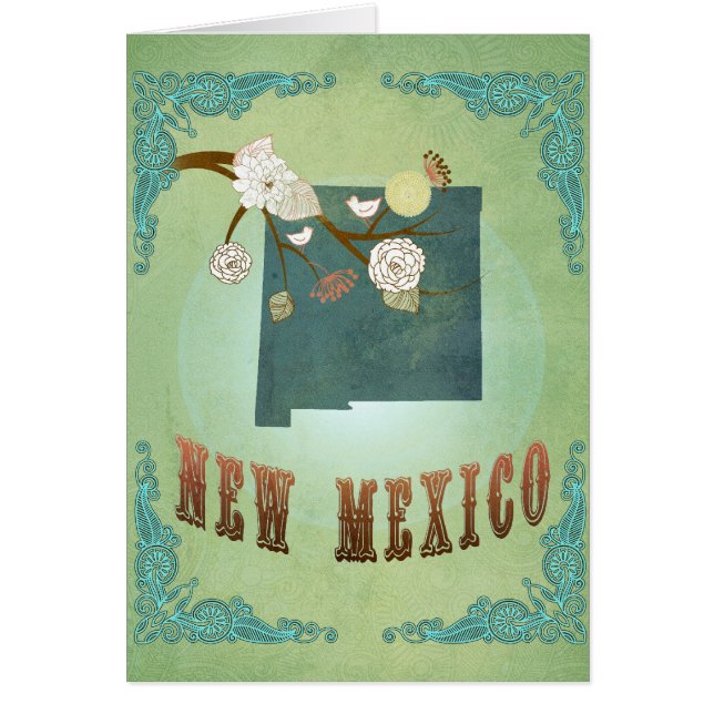 Nieuwe  kaart van Mexico - Groen (Voorkant)