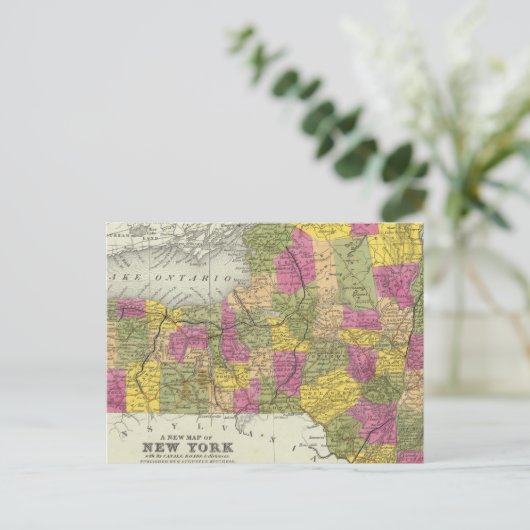 Nieuwe kaart van New York 2 (Staand voorkant)