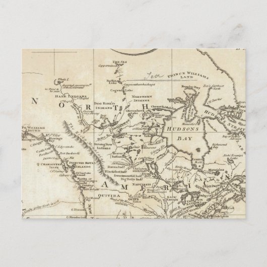 Nieuwe Kaart van Noord-Amerika (Voorkant)