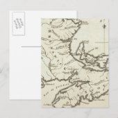 Nieuwe kaart van Nova Scotia, New Brunswick (Voorkant / Achterkant)