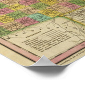 Nieuwe kaart van tenen 2 poster (Hoek)