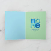 Nieuwe Kaart voor felicitaties thuis (Binnen)