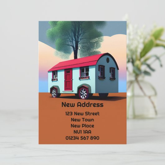 Nieuwe Kaarten Adres (Staand voorkant)