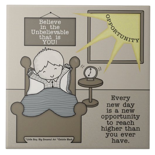 Nieuwe kans tegeltje (Voorkant)