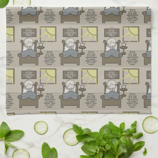 Nieuwe kans theedoek (Gevouwen)