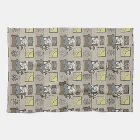 Nieuwe kans theedoek (Horizontaal)