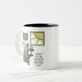 Nieuwe kans tweekleurige koffiemok (Voorkant links)