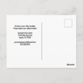 Nieuwe Kantoor Desk Kleine Bedrijfs van het Kind d Briefkaart (Achterkant)