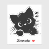 Nieuwe kat Persoonlijk Sticker (Vel)