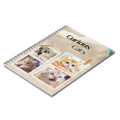 Nieuwe katten collage notitieboek (Linkerzijde)