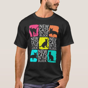 Nieuwe katten op het blok t-shirt