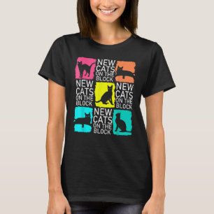 Nieuwe katten op het blok t-shirt