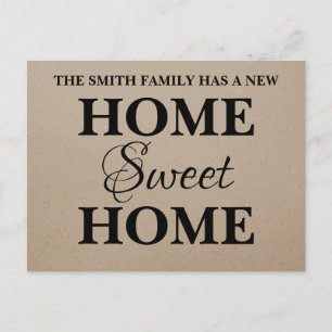 Nieuwe kennisgeving voor beweging via Sweet Home Aankondigingskaart