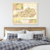 Nieuwe Kentucky 2-kaart Canvas Afdruk (Insitu (Slaapkamer))