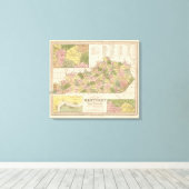 Nieuwe Kentucky 2-kaart Canvas Afdruk (Insitu (Houten vloer))