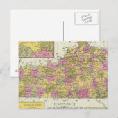 Nieuwe Kentucky-kaart Briefkaart (Voorkant / Achterkant)