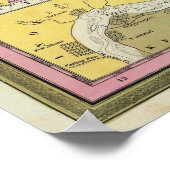 Nieuwe Kentucky-kaart Poster (Hoek)