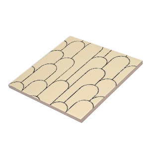 Nieuwe keramische keramiek voor Cream en Black Art Tegeltje