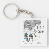 Nieuwe kerel sleutelhanger (voorkant)