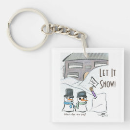 Nieuwe kerel sleutelhanger