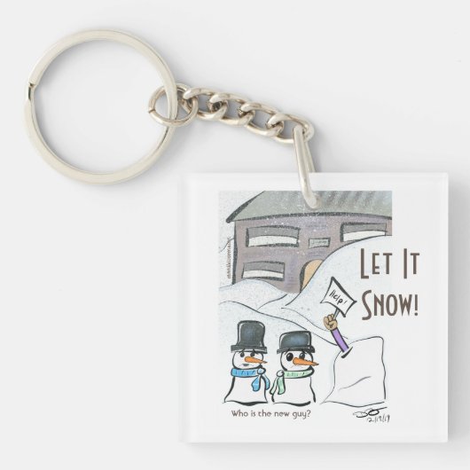 Nieuwe kerel sleutelhanger (voorkant)