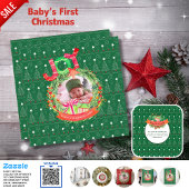 NIEUWE Kerst Baby Foto Aankondiging Jaaroverzicht