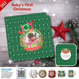 NIEUWE Kerst Baby Foto Aankondiging Jaaroverzicht
